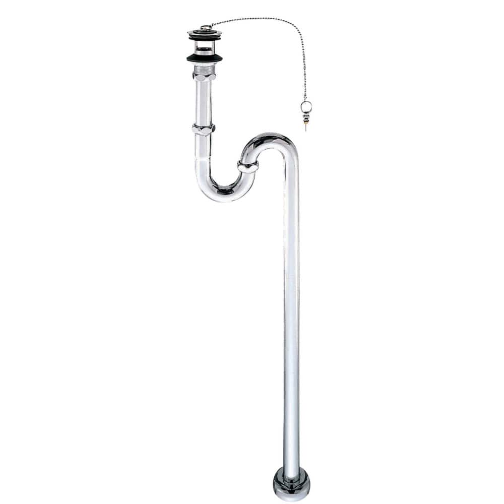 ＳＡＮＥＩ（サンエイ）アフレ付Ｓトラップ　ゴム栓付き　パイプ径２５ｍｍ　金属製　ＰＨ７０－２５