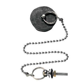 ＳＡＮＥＩ（サンエイ）吸盤付ゴム栓　洗面用　クサリ付　ＰＨ２８０