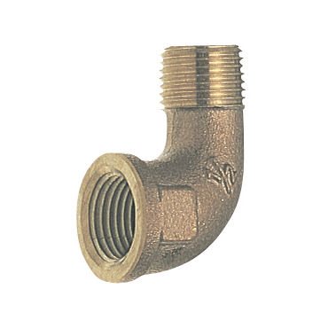 ＳＡＮＥＩ（サンエイ）ストリートエルボ　呼び１３　ネジ径Ｒ１／２×Ｒｃ１／２　ＪＴ７２０－１３