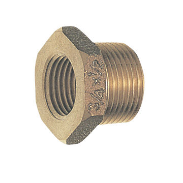 ＳＡＮＥＩ（サンエイ）ブッシング　ネジ径Ｒ３／４×Ｒｃ１／２　ＪＴ７５０－２０Ｘ１３