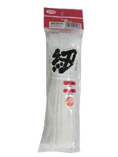 アクリルひも　中丸　白　１０ｍ