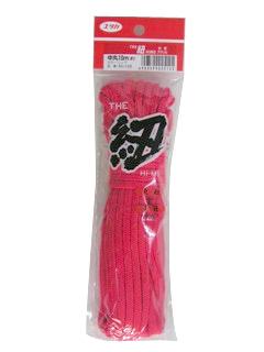アクリルひも　中丸　赤　１０ｍ
