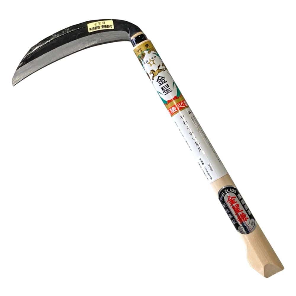 キンボシ　金星鎌　１６５ｍｍ丸　尻付柄　ＮＯ１００４０７