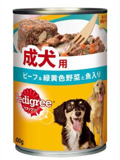 マース　ぺディグリー　ビーフ＆魚・野菜入り　４００ｇ