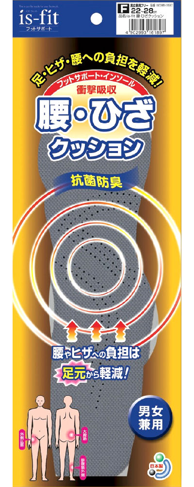 腰・ひざクッションインソール