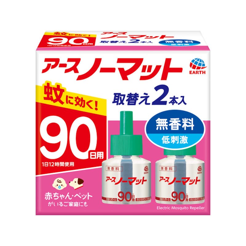 アースノーマット　替ボトル　無香性　９０日　２個入