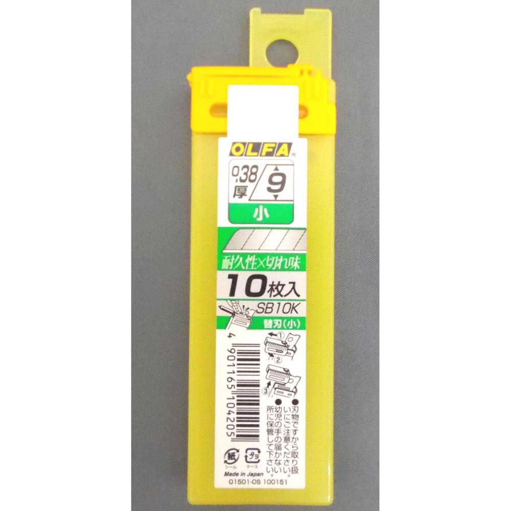 オルファ　カッター替刃（小・１０枚入）ＰＣケース　ＳＢ１０Ｋ