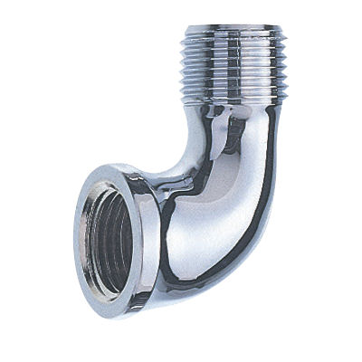 ＳＡＮＥＩ（サンエイ）砲金ストレートエルボ　呼び１３　ネジ径Ｒ１／２×Ｒｃ１／２　　ＪＴ７２－１３