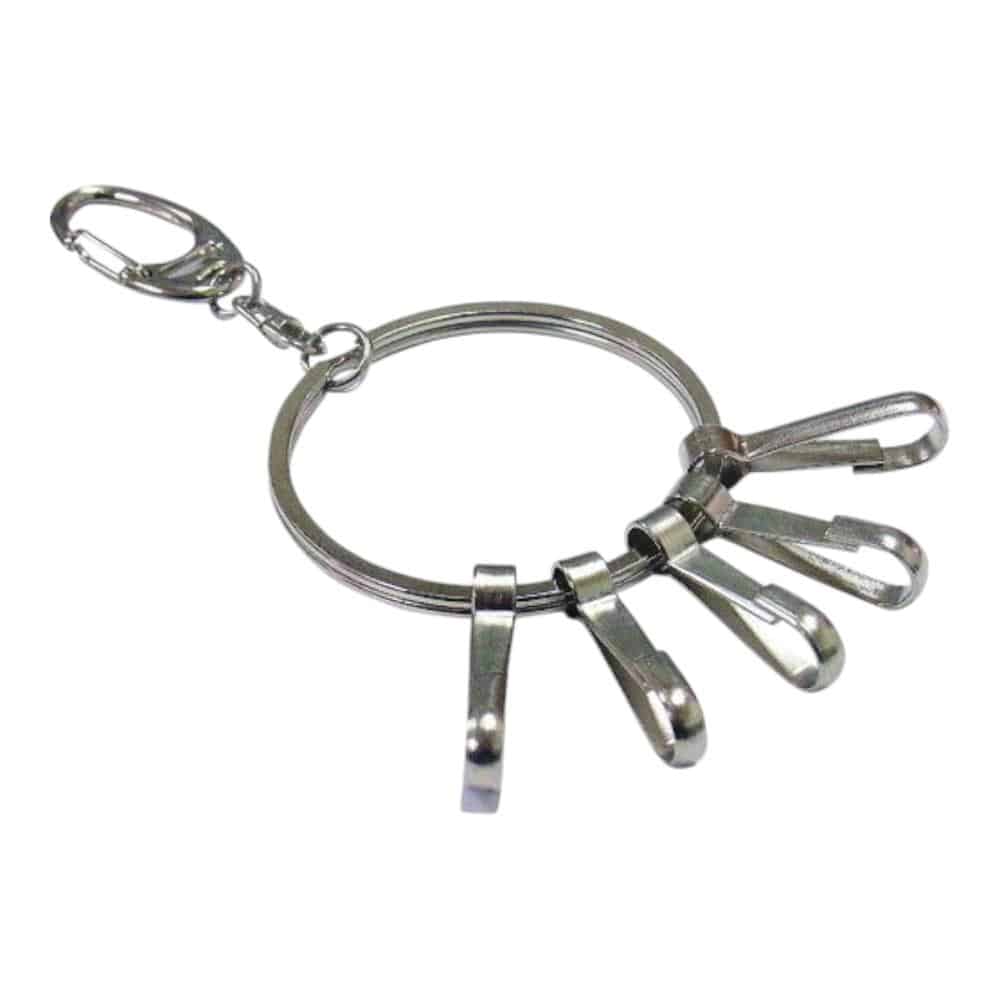 ニッサチェイン　ニッケルキーホルダー　５連
