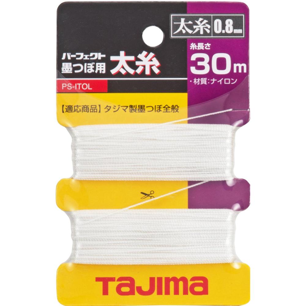 タジマ（ＴＪＭデザイン）パーフェクト墨坪用太糸　　　　　　　　ＰＳ－ＩＴＯＬ