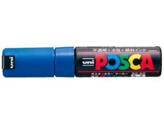 三菱　ポスカ　太字　青
