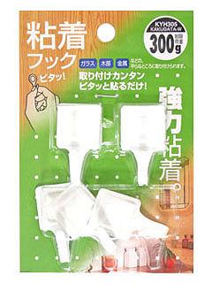 ＷＡＫＩ　粘着フック　角型　ホワイト　ＫＹＨ３０５