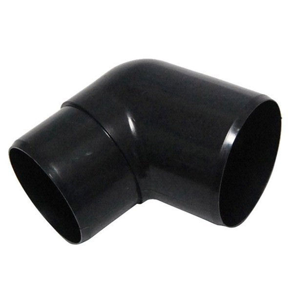 丸エルボ７０°　ブラック　直径３７ｍｍ