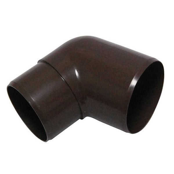 丸エルボ８０°　ブラウン　直径４２ｍｍ