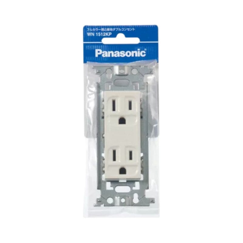 パナソニック　フルカラー埋込接地ダブルコンセント　２個入り　ＷＮ１５１２ＫＰ