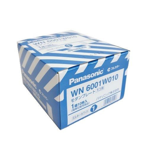 パナソニック　モダンプレート　１０個パック　ＷＮ６００１Ｗ０１０