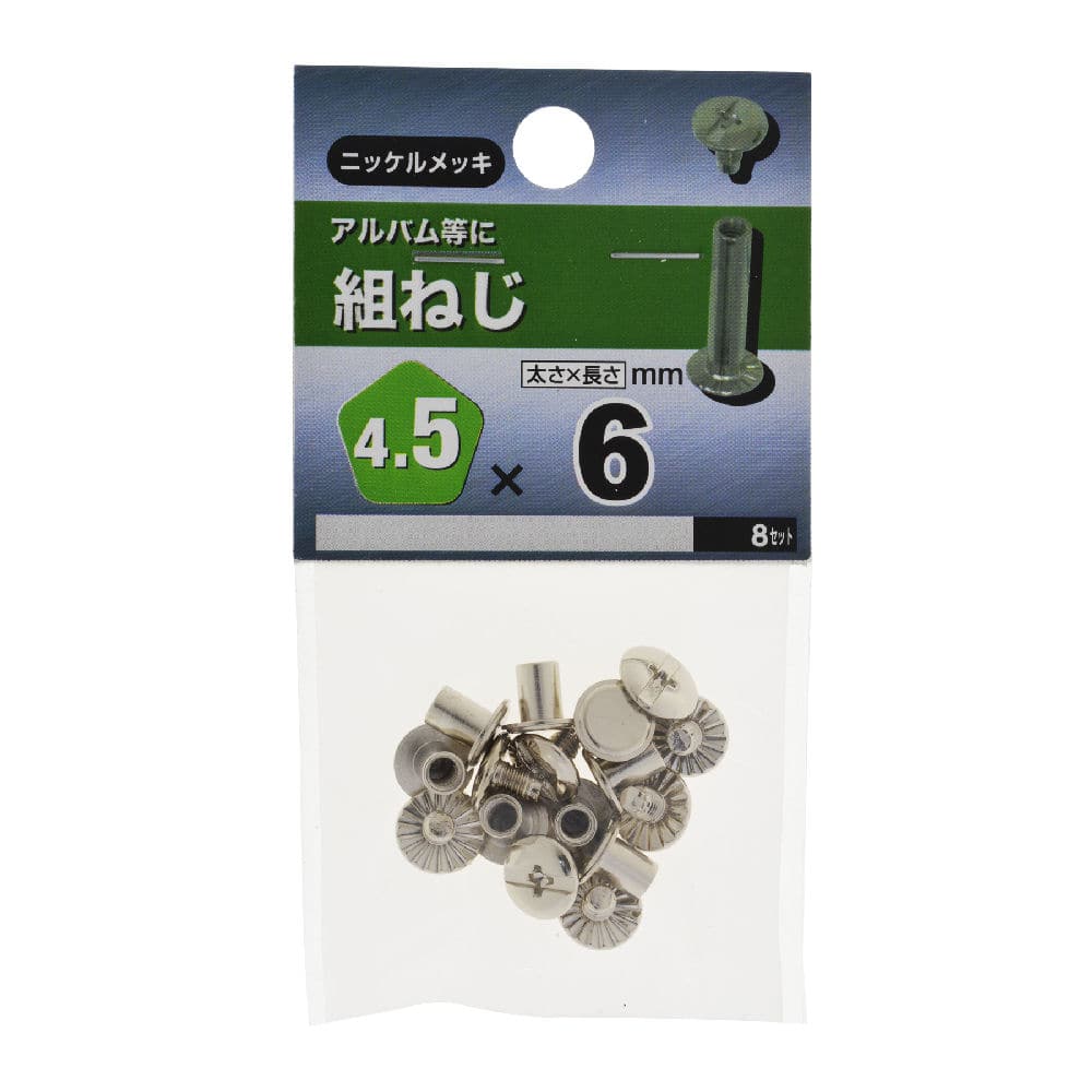 ＮＢ　組ネジ　４．５×６