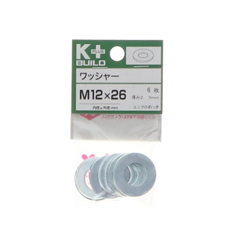 Ｋ＋ＢＵＩＬＤ　ワッシャーユニクロ　１２×２６　