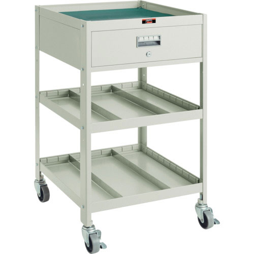 ＴＲＵＳＣＯ　ＢＵＷＦ型ワゴン　５００Ｘ５３０ＸＨ９００　３段　１段引出付　ＢＵＷＦ－１＿