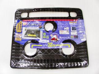 システムガスマット一体型３口用　スーパーでか　ネオブラック（バーナー間３０ｃｍ用）