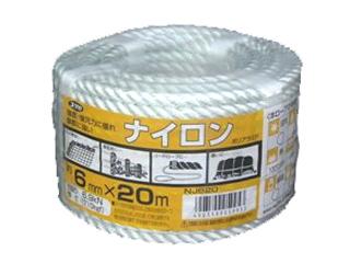 ナイロンパックロープ　６ｍｍ×２０ｍ　ＮＪ６２０