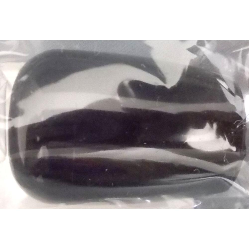 ＢＥ－８－１２２　イス脚バラパイプ用黒丸１２．７