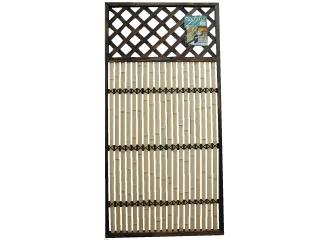 焼杉竹ラティス　９０×１８０ｃｍ