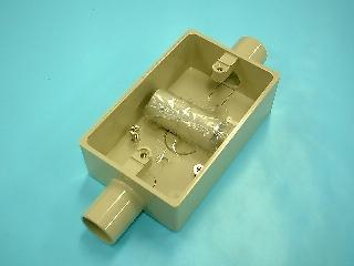 未来工業　露出スイッチボックス２方出２２　ＳＷ２－２２Ｊ