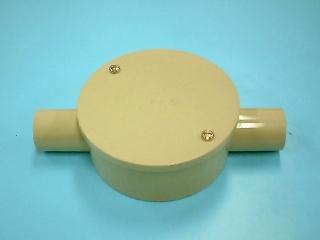 未来工業　露出用丸型ボックス１６二方出　ＰＶＭ１６－２ＳＫＪ