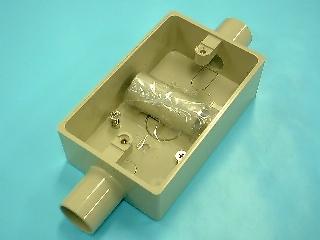 未来工業　露出スイッチボックス２方出２８　ＳＷ２－２８Ｊ