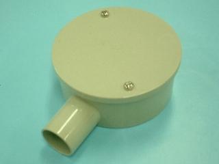 未来工業　露出用丸型ボックス２８１方出　ＰＶＭ２８－１ＫＪ