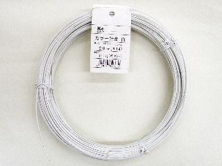 Ｋ＋カラー針金　白　１ｋｇ　＃１４×６２ｍ