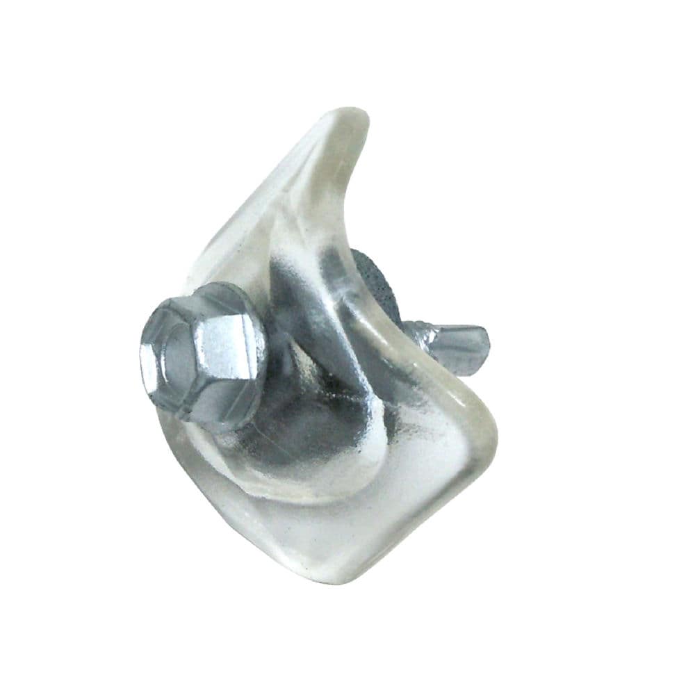 ポリカ波板ビス鉄下地　クリアー　１０本入り