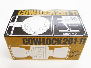 ドアノブセット　木目　空錠　２６１－１１