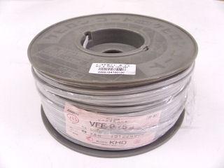 ビニル平形コード　ＶＦＦ　０．７５ＳＱ　灰　１００ｍ巻