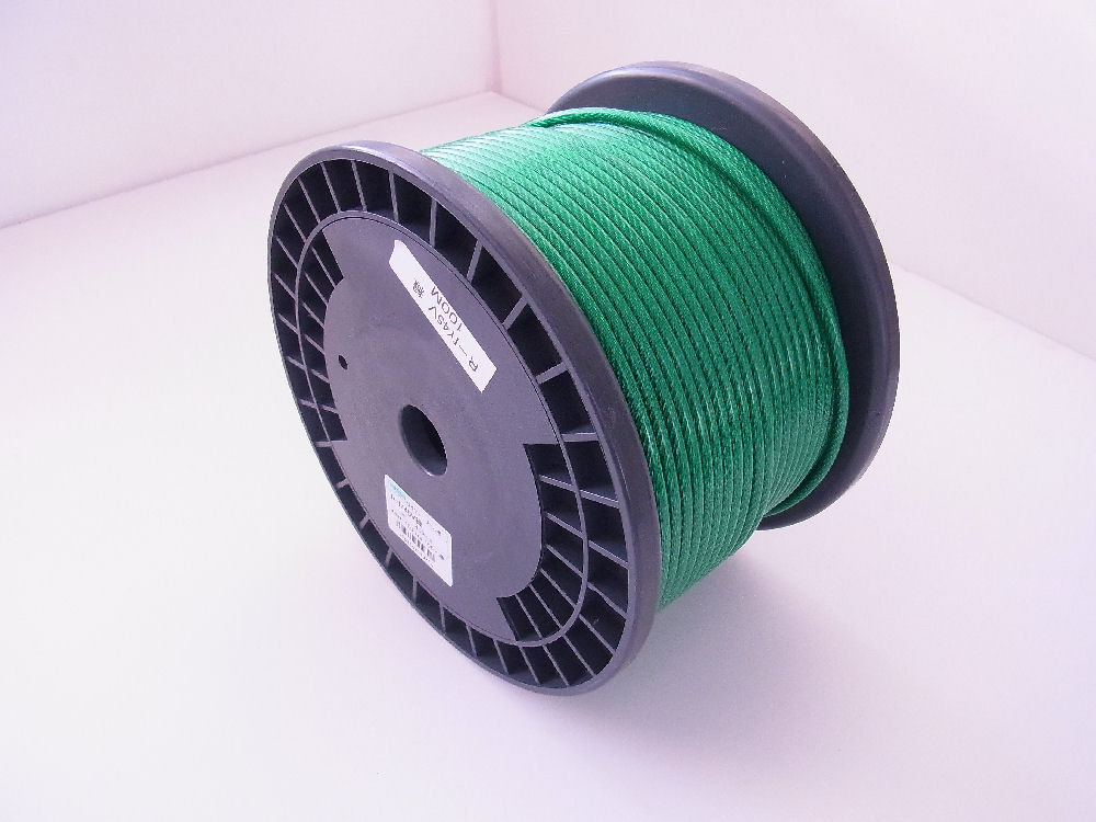 コーティングワイヤー　Ｒ－ＩＹ４５Ｖ　緑　１００ｍ