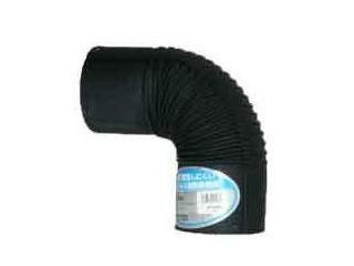 ホンマ製作所　黒耐熱煙突　９０度エビ曲り　煙突径１０６ｍｍ