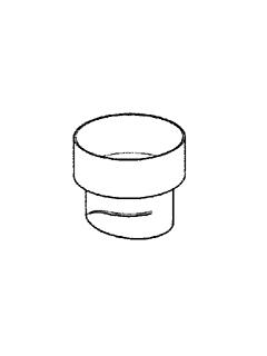 丸異径継手６０Ｘ５５ミルクＫＱ０８８１