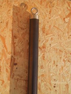 駐車ポールＦ－１ブロンズ　スチール製　ブロンズ