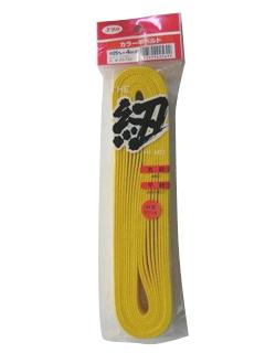 カラー平ベルト　イエロー　ＡＤ－１０２　２５ｍｍ×４ｍ