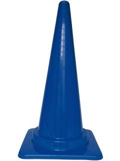 カラーコーン　７００MM　ブルー