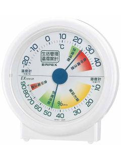生活管理温・湿度計　ＴＭ－２４０１　Ｗ