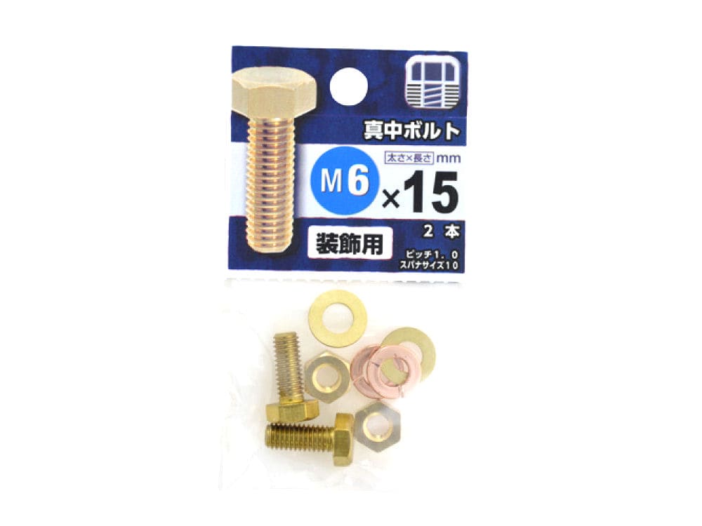 真鍮ボルト　６×１５