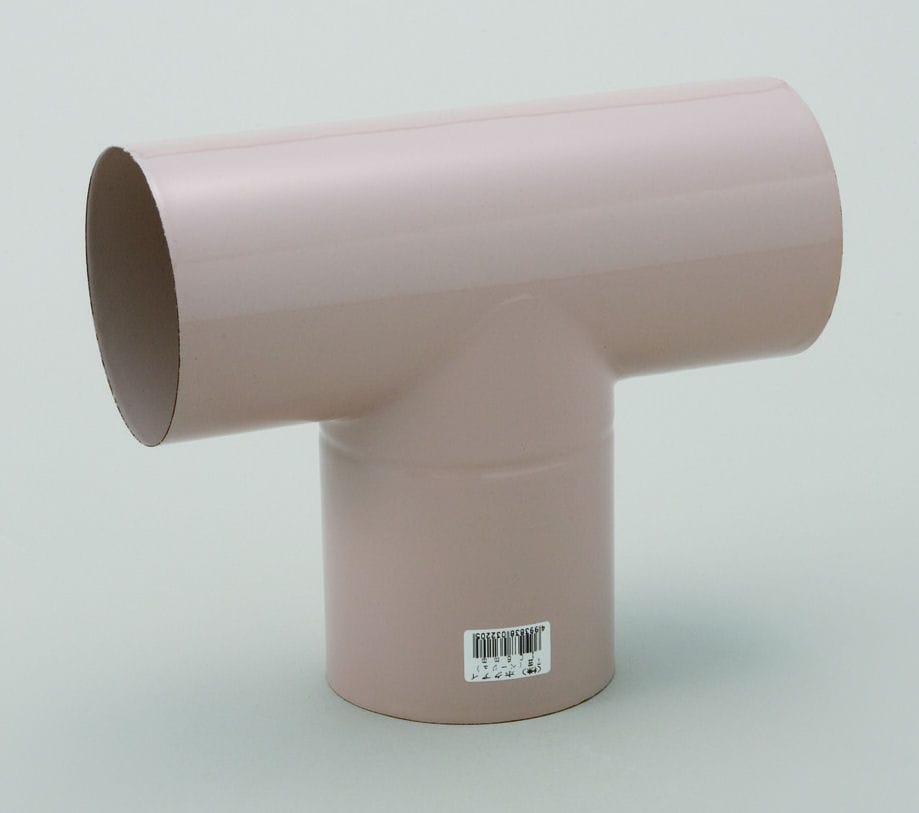 ホクアイ　ホーロー煙突　Ｔ笠　ベージュ　１０６ｍｍ