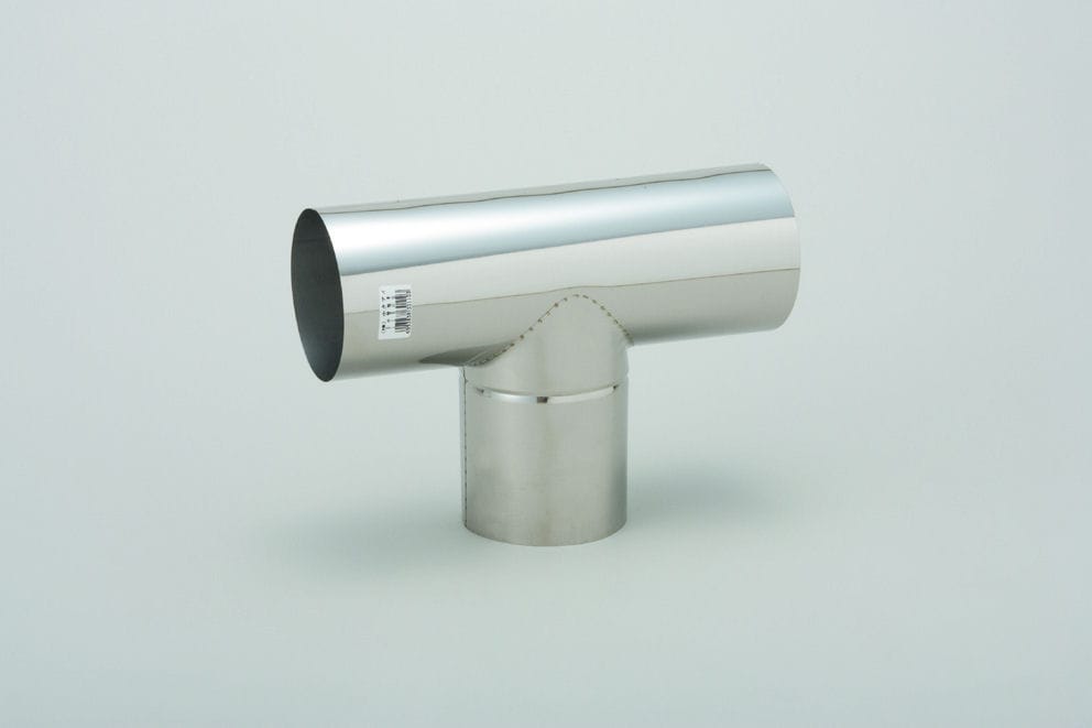 ホクアイ　ステンレス煙突　中間継手　１０６ｍｍ