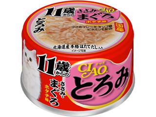 いなば　ＣＩＡＯ（チャオ）　とろみ　１１歳からのささみ・まぐろホタテ味　８０ｇ