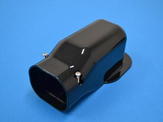 因幡（イナバ）　スリムダクトＬＤ　ウォールコーナー　（壁面取り出し）　ブラック　ＬＤＷ－７０Ｋ