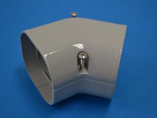 イナバ　スリムダクトＬＤ　コーナー平面４５°（平面４５°曲り）　ＬＤＫＦ－７０Ｇ　グレー