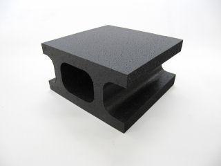 発泡　Ｋブロック（縦割）　１９５×１９０×１００ｍｍ　ブラック