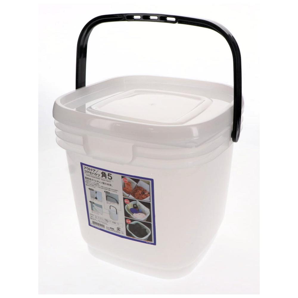 シンワ　コマセバケツ　角５